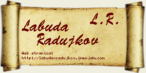 Labuda Radujkov vizit kartica